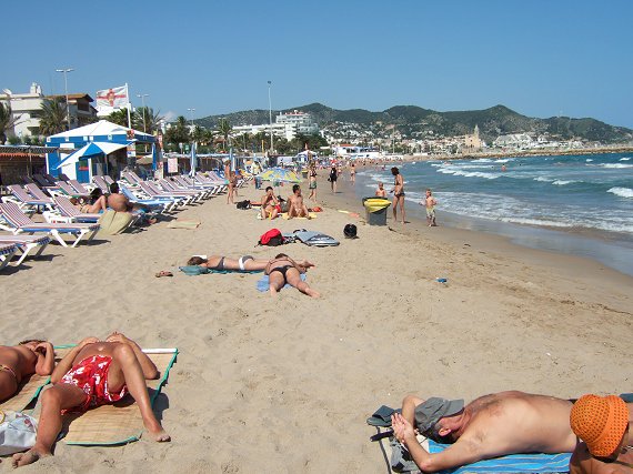 Sitges beach